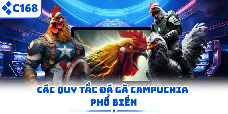 Các quy tắc đá gà Campuchia phổ biến